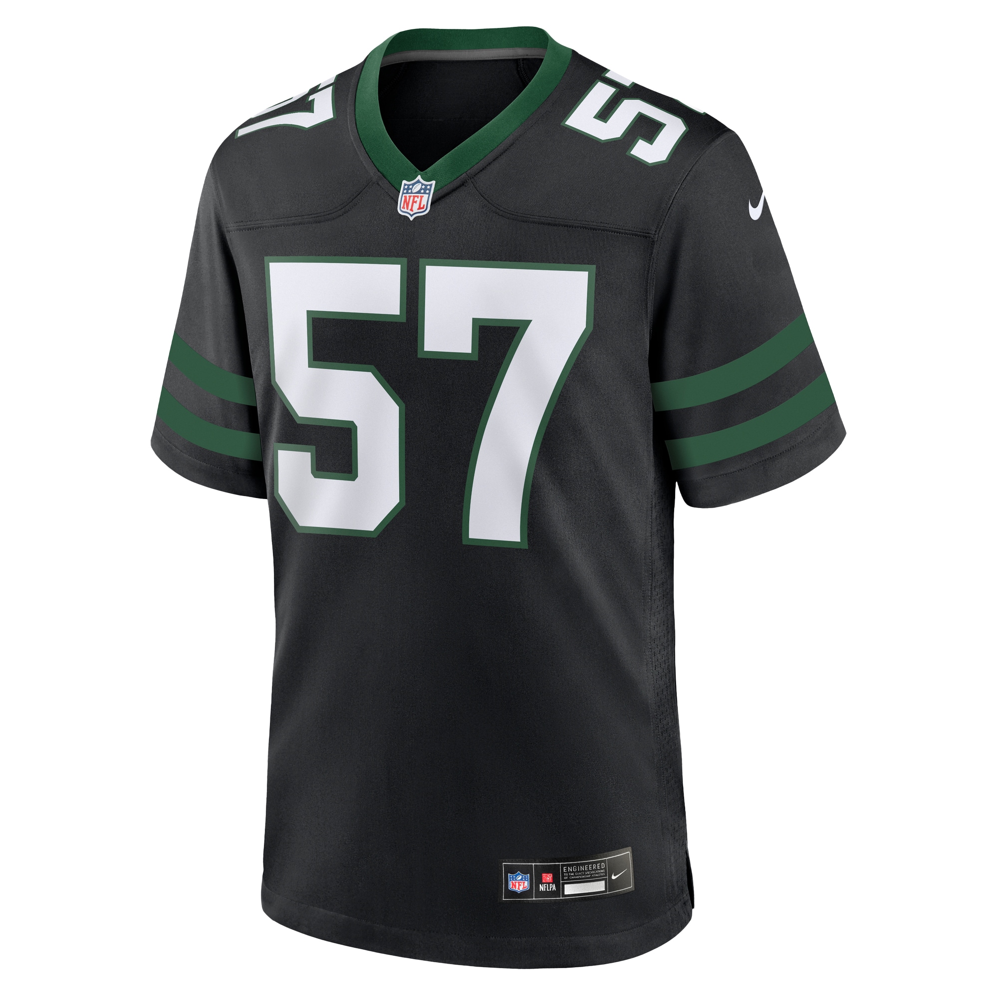 Alternative view of C.J. Mosley New York Jets Alternate Game Jersey - Men's