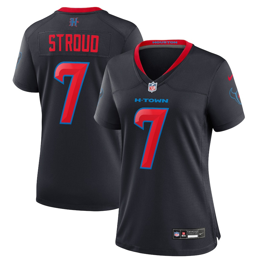 C.J. Stroud #7 Houston Texans Alternate Game Jersey - Women's | Navy