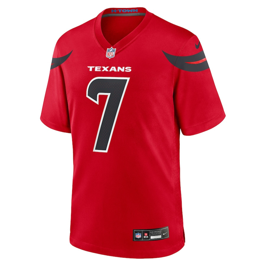 Alternative view of C.J. Stroud #7 Houston Texans Game Jersey - Men's