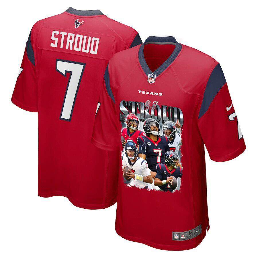 C.J. Stroud #7 Houston Texans Game Jersey - Men's | Red