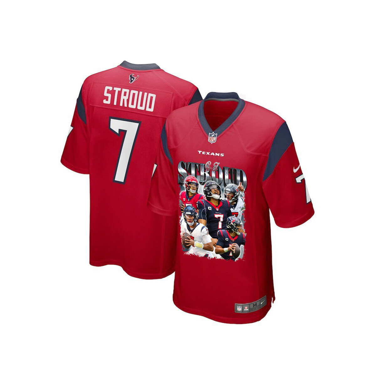 C.J. Stroud #7 Houston Texans Game Jersey - Youth | Red