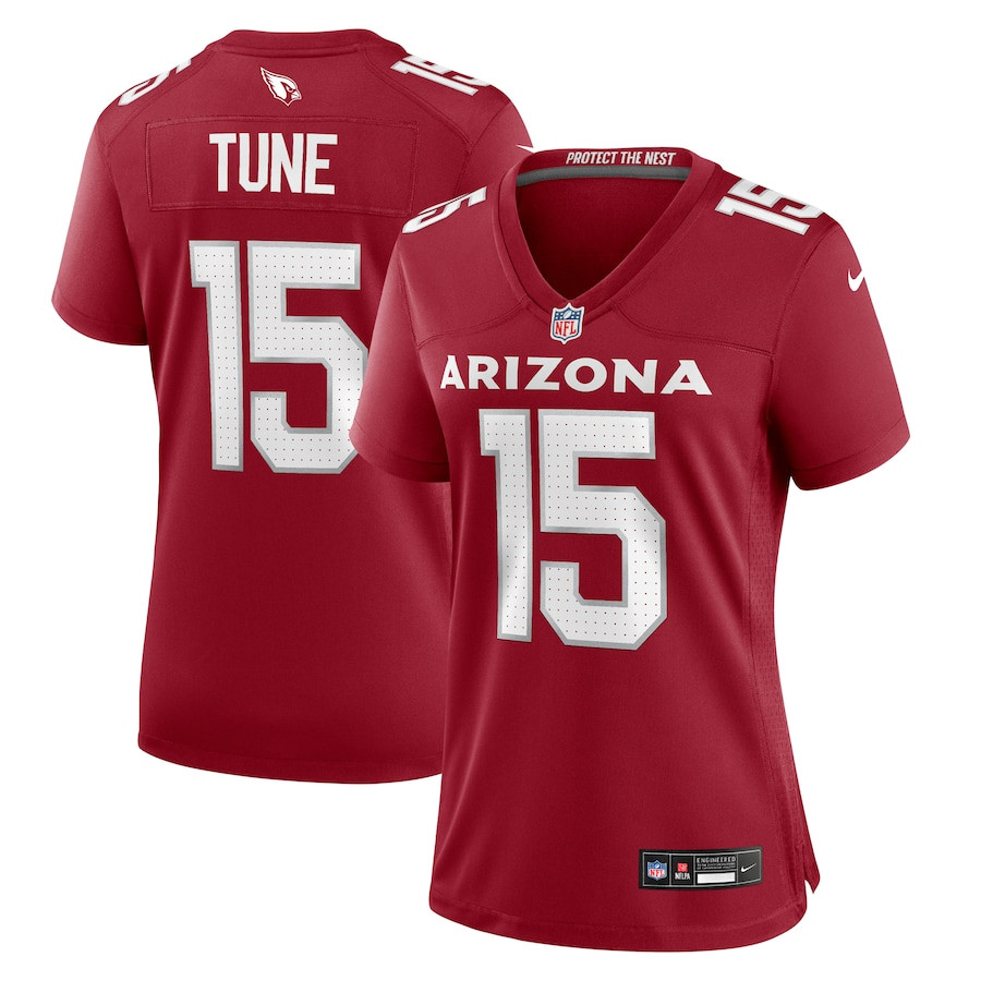 Clayton Tune #15 Arizona Cardinals Game Jersey - Women's | Cardinal