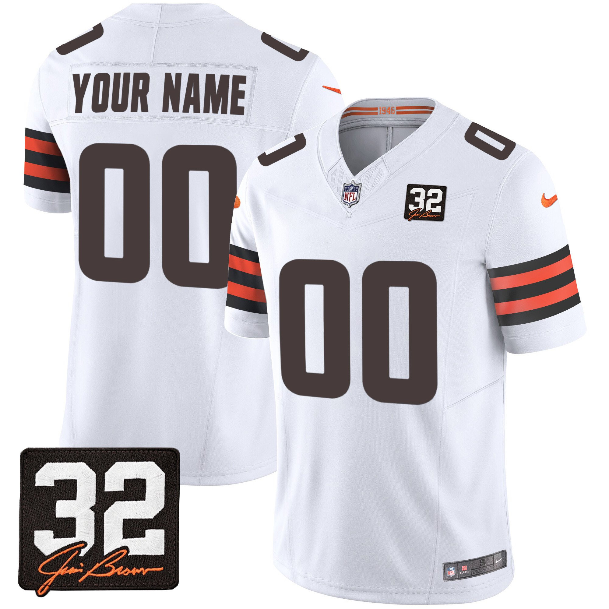 Cleveland Browns Game Jersey - Men's | White