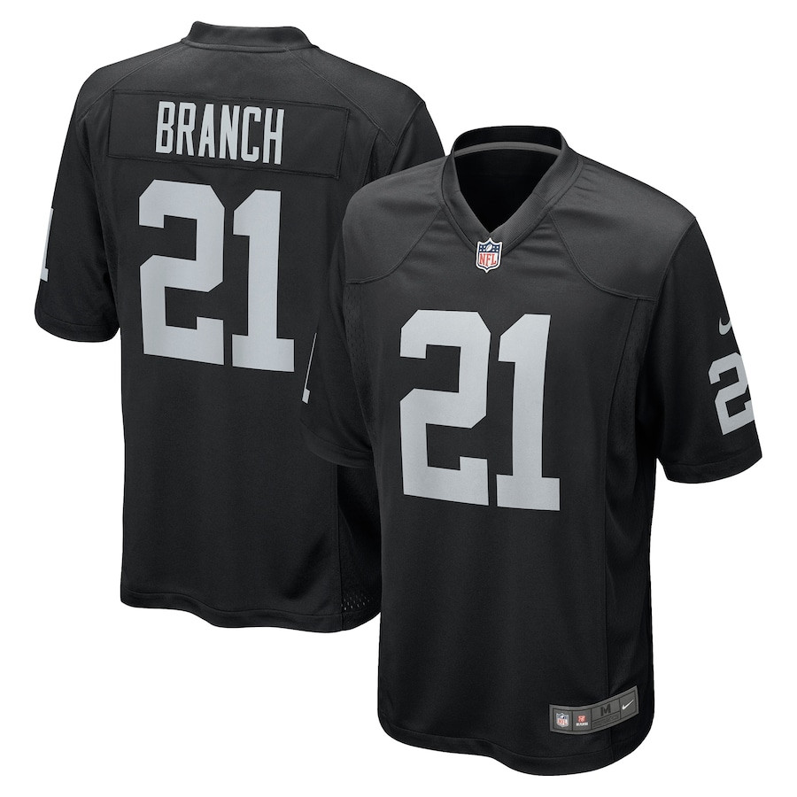 Cliff Branch #21 Las Vegas Raiders Game Jersey - Men's | Black