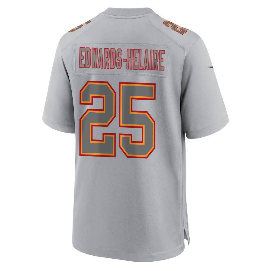Clyde Edwards-Helaire #25 Kansas City Chiefs Super Bowl LVIII Champions 4X Game Jersey - Men's | Gray - Image 3