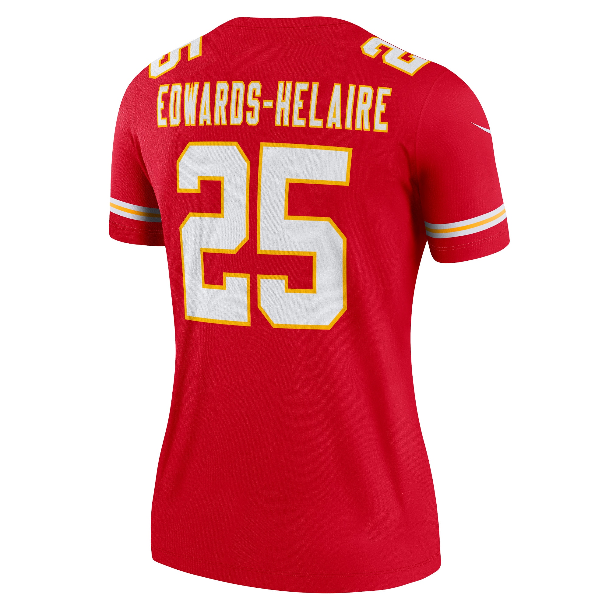 Clyde Edwards-Helaire Kansas City Chiefs Legend Jersey - Women's | Helaire Red Legend Player Performance Top - Image 3