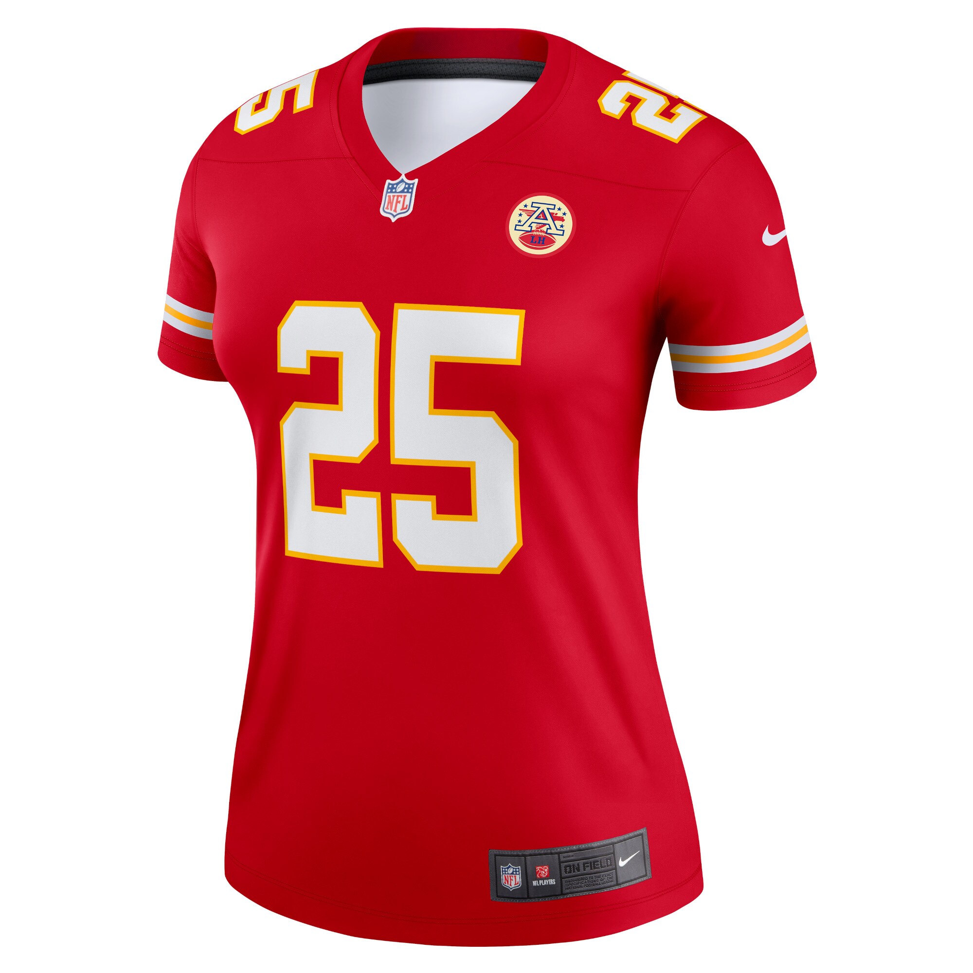 Alternative view of Clyde Edwards-Helaire Kansas City Chiefs Legend Jersey - Women's | Helaire Red Legend Player Performance Top