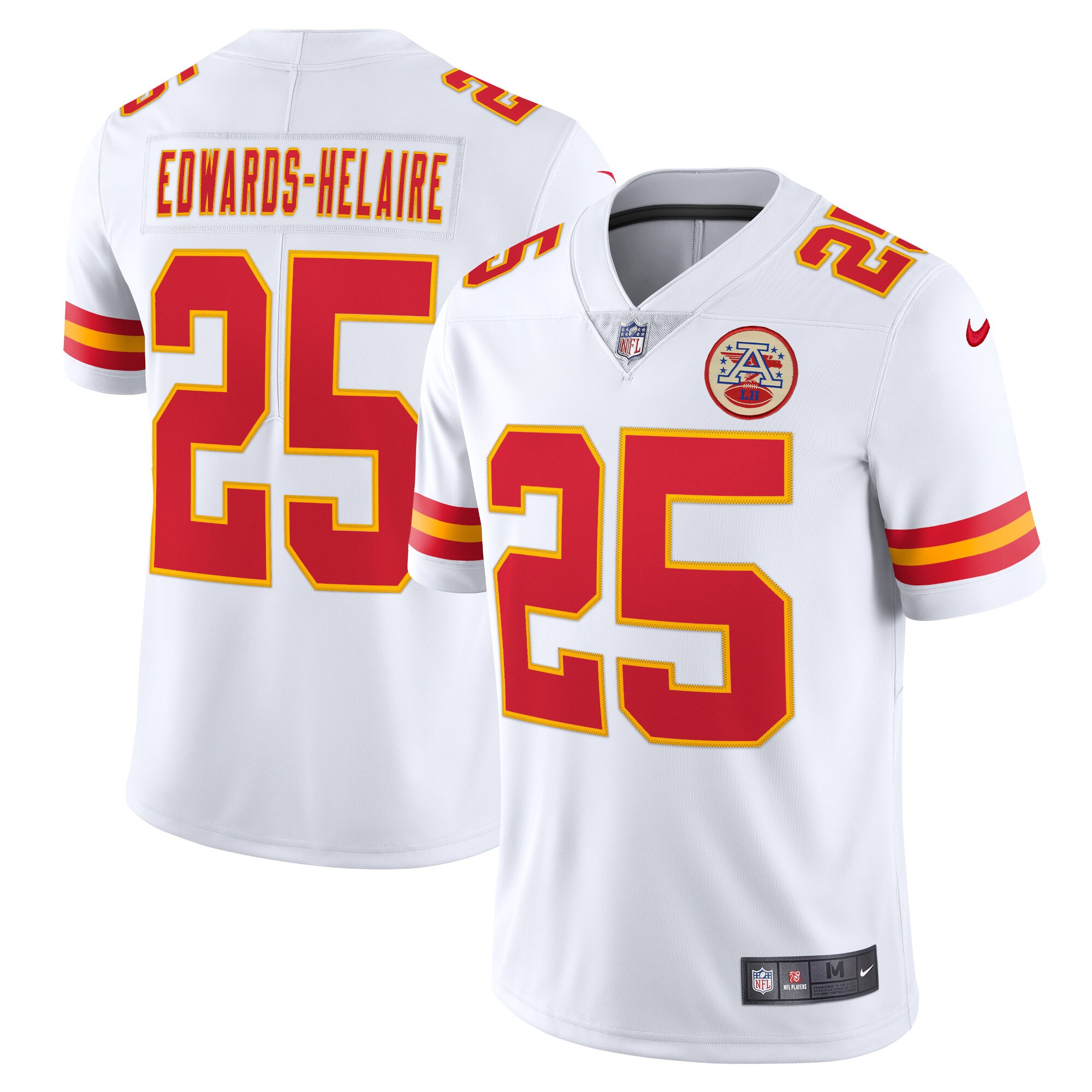 Clyde Edwards-Helaire Kansas City Chiefs Limited Jersey - Men's | Helaire White Vapor Limited Jersey