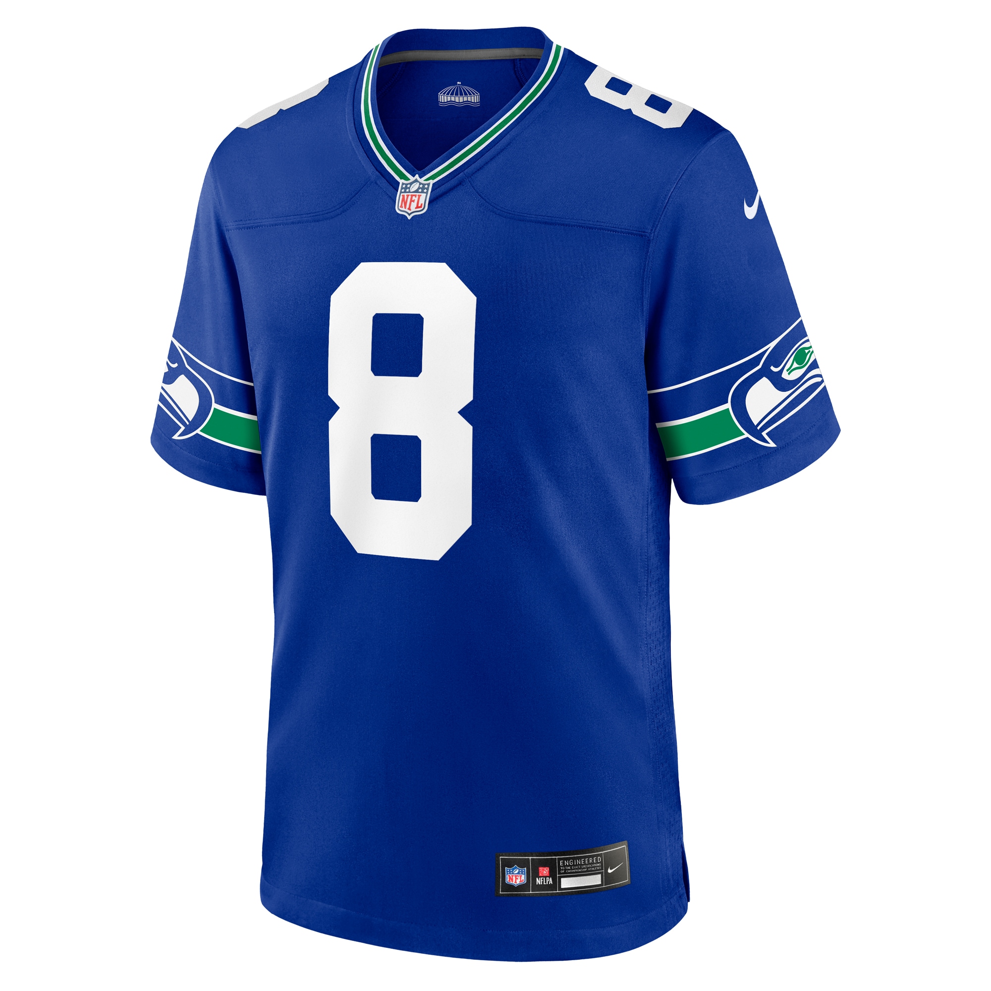 Alternative view of Coby Bryant Seattle Seahawks Throwback Game Jersey - Men's