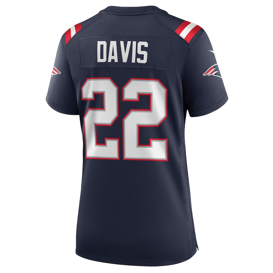 Cody Davis #22 New England Patriots Game Jersey - Women's | Navy - Image 3