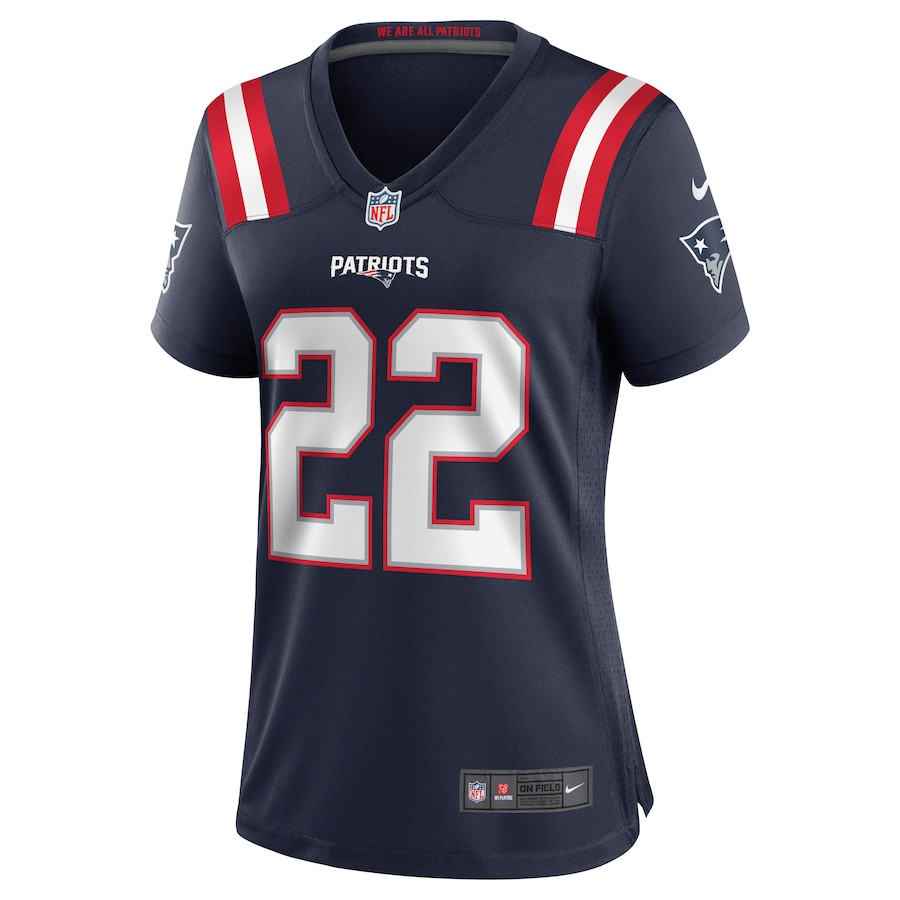 Alternative view of Cody Davis #22 New England Patriots Game Jersey - Women's | Navy