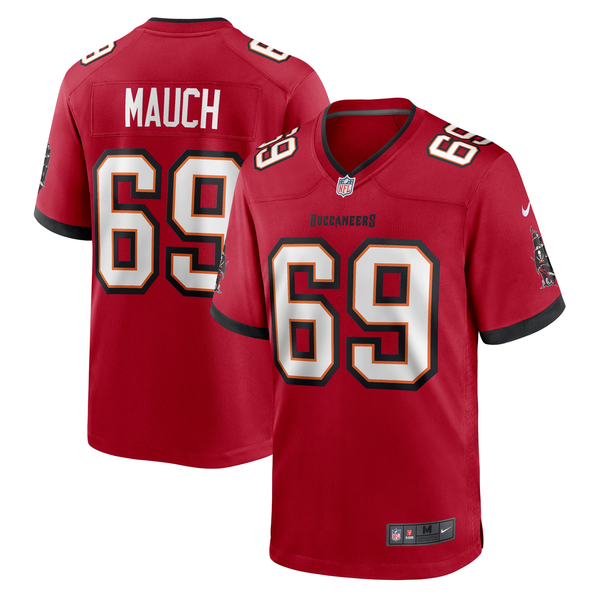 Cody Mauch Tampa Bay Buccaneers Game Jersey - Men's