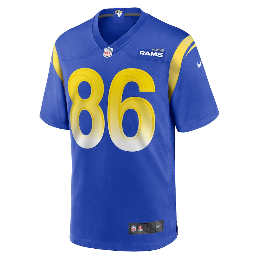 Alternative view of Colby Parkinson #86 Los Angeles Rams Game Jersey - Men's | Royal