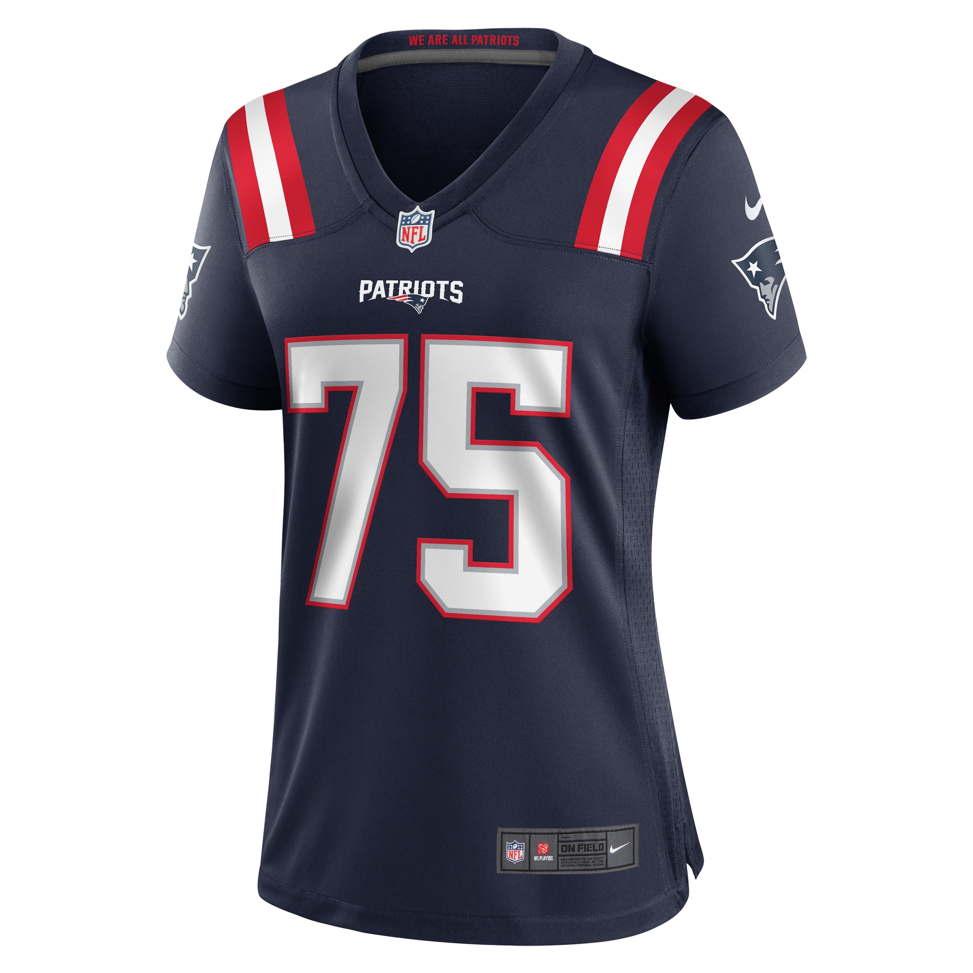 Alternative view of Conor McDermott New England Patriots Game Jersey - Women's
