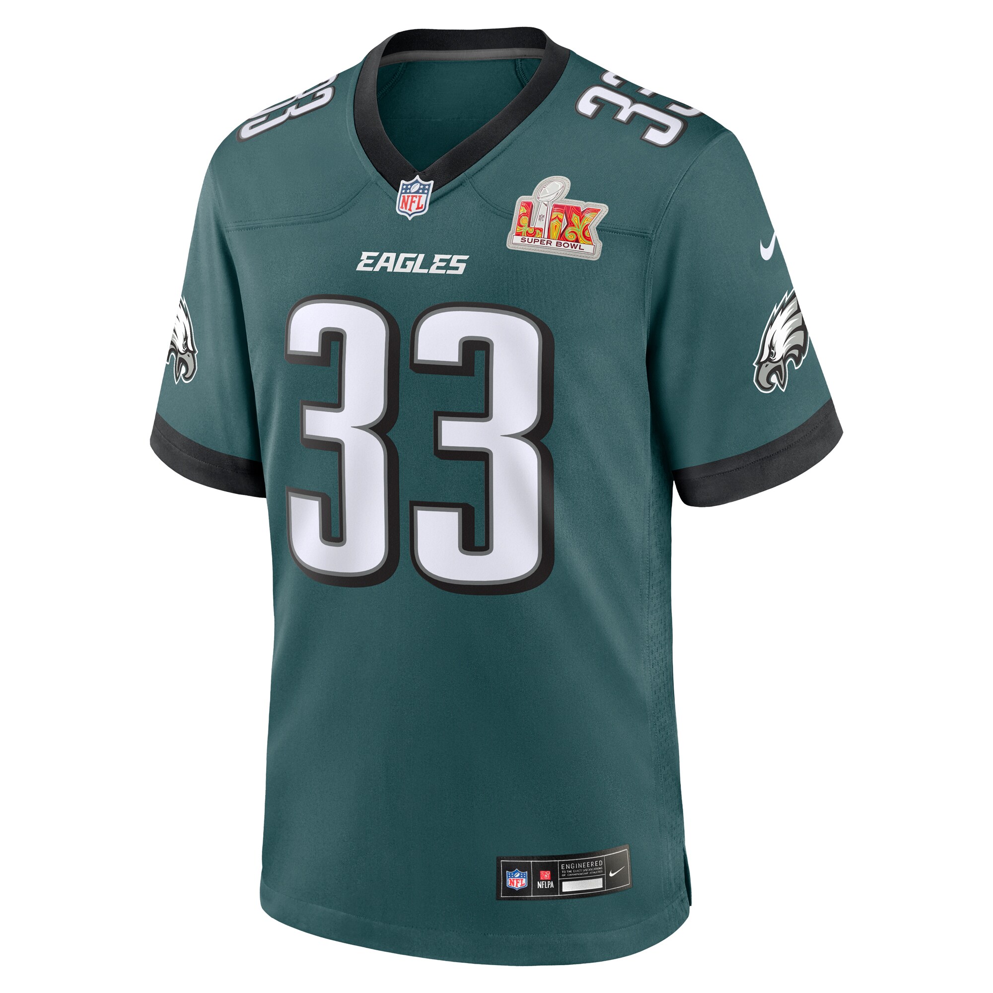 Alternative view of Cooper DeJean Philadelphia Eagles Super Bowl LIX Game Jersey - Men's