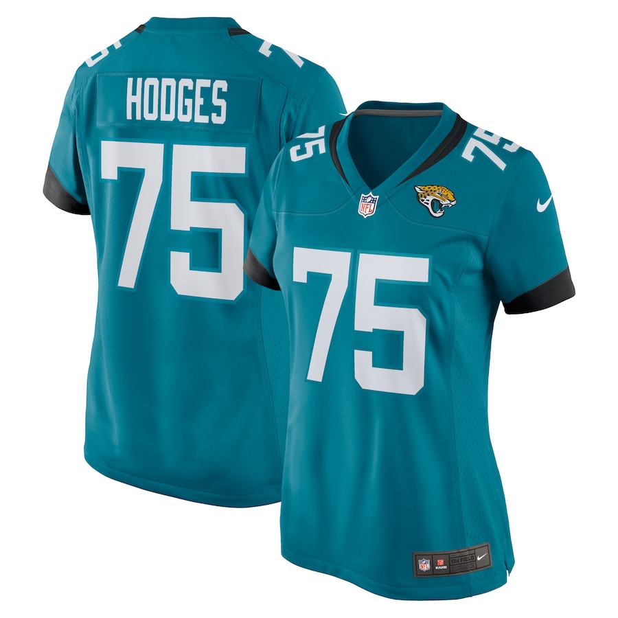 Cooper Hodges #75 Jacksonville Jaguars Game Jersey - Women's | Teal