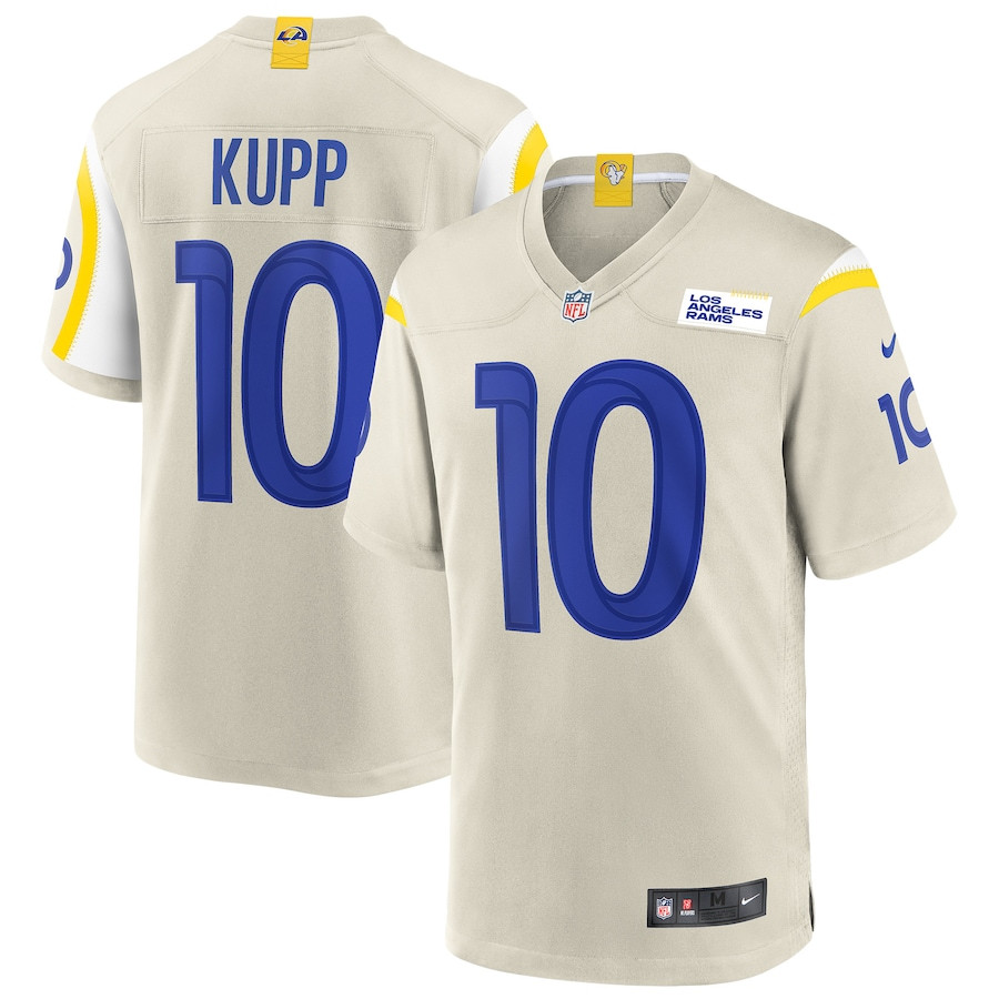 Cooper Kupp #10 Los Angeles Rams Game Jersey - Men's | Bone