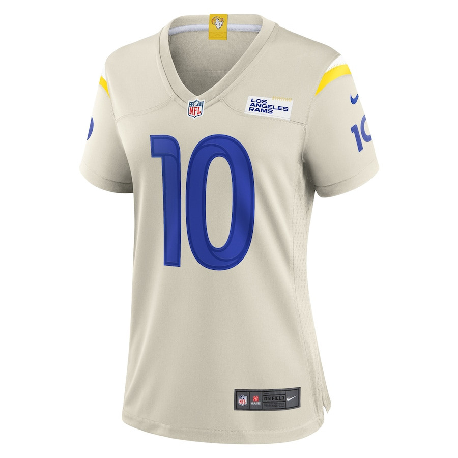 Alternative view of Cooper Kupp #10 Los Angeles Rams Game Jersey - Women's | Bone