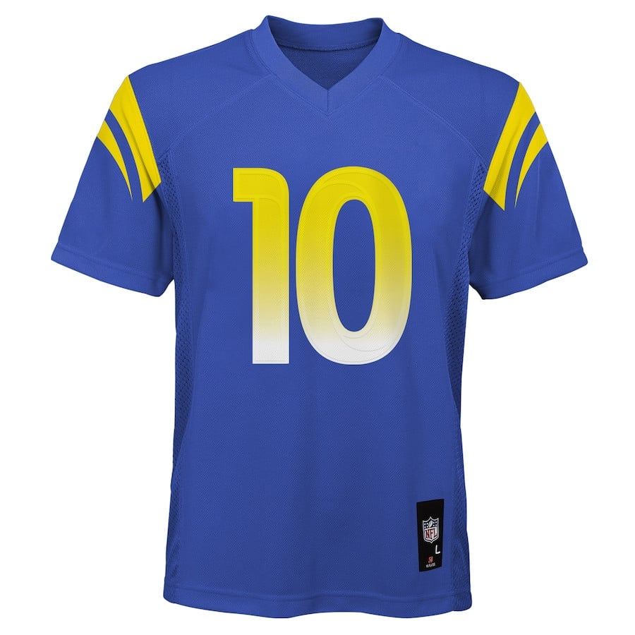 Alternative view of Cooper Kupp #10 Los Angeles Rams Game Jersey - Youth | Royal