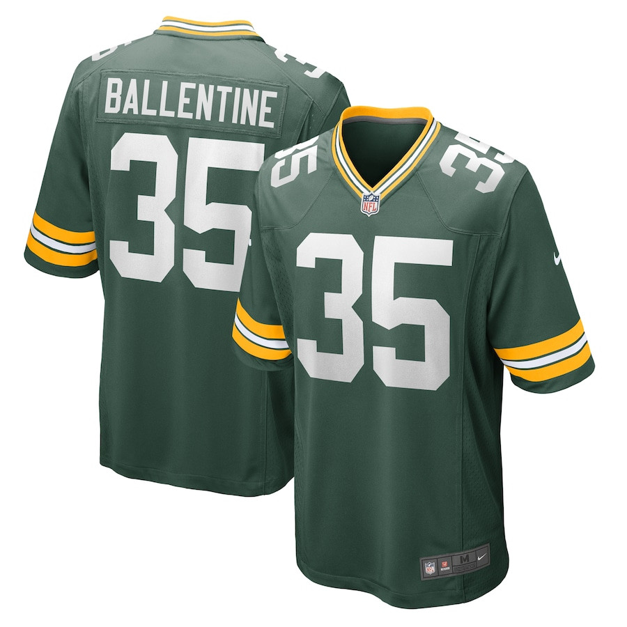 Corey Ballentine #35 Green Bay Packers Game Jersey - Men's | Green