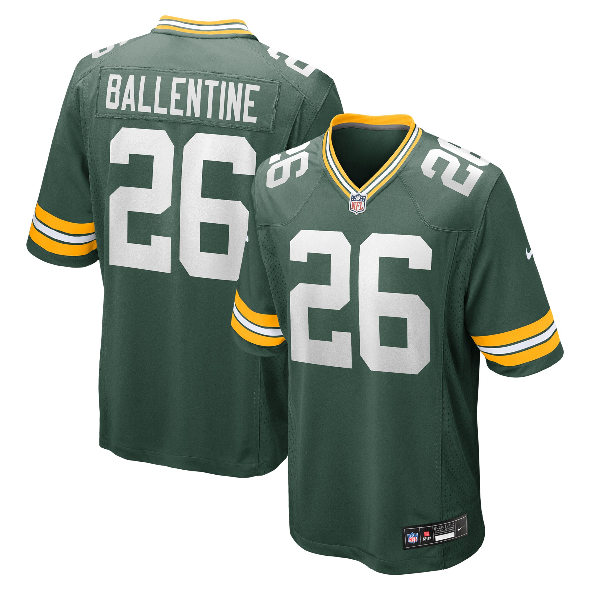 Corey Ballentine Green Bay Packers Game Jersey - Men's