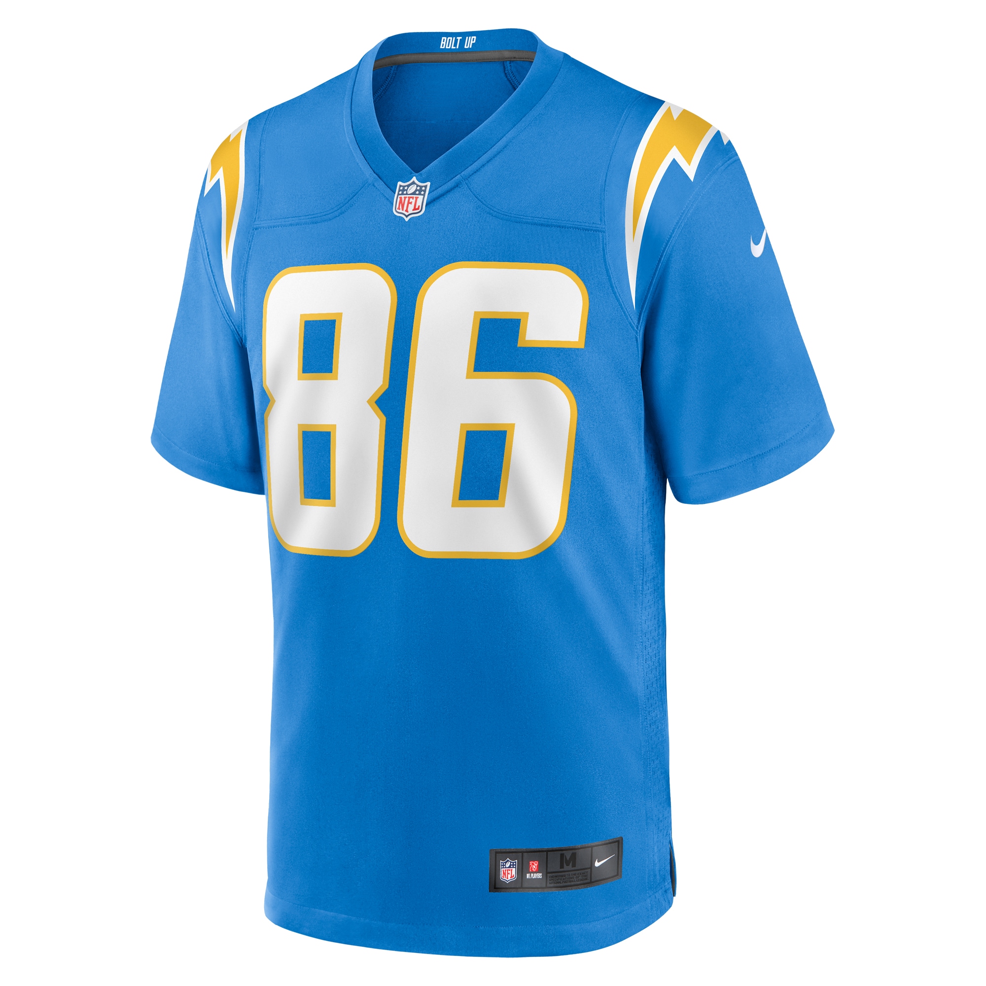Alternative view of Cornelius Johnson Los Angeles Chargers Game Jersey - Men's