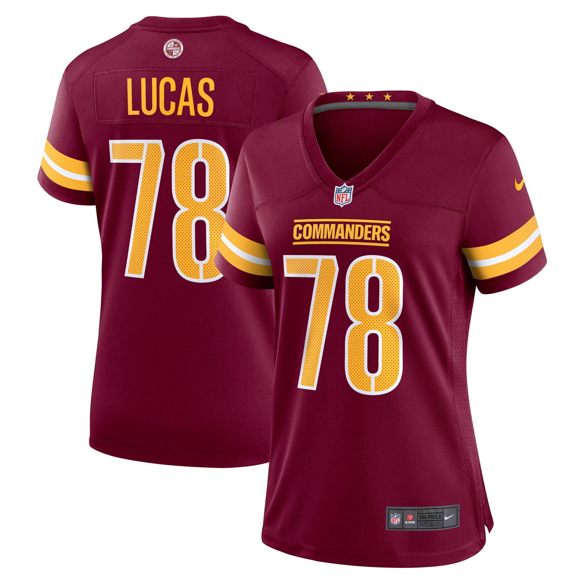Cornelius Lucas Washington Commanders Game Jersey - Women's