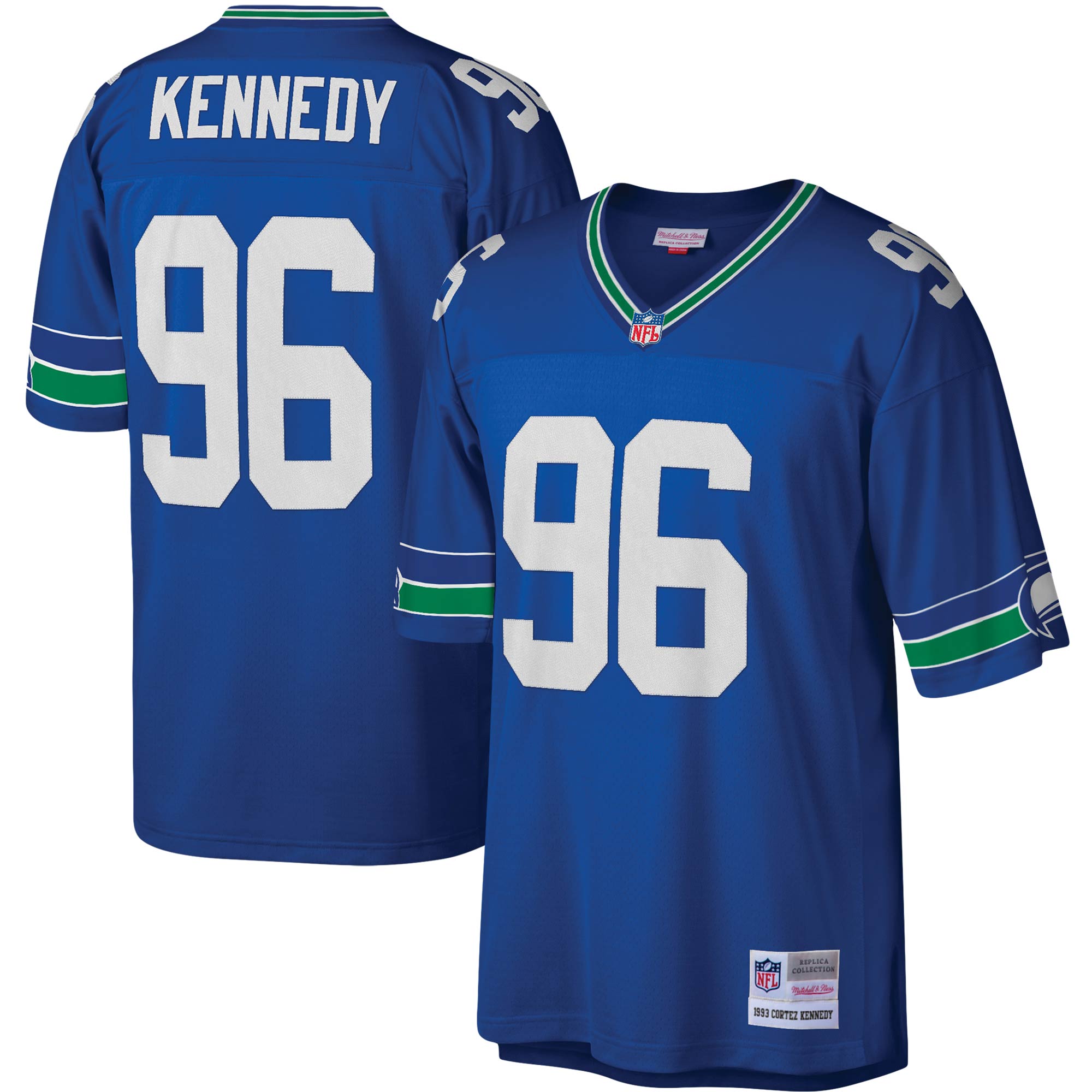 Cortez Kennedy Mitchell & Ness Seattle Seahawks Game Jersey - Men's