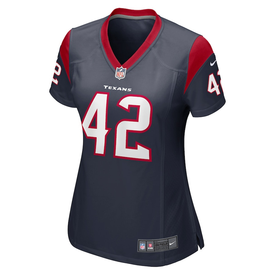 Cory Littleton #42 Houston Texans Game Jersey - Women's | Navy - Image 2