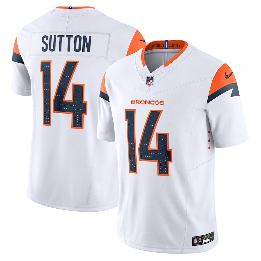 Courtland Sutton #14 Denver Broncos Vapor F.U.S.E. Limited Jersey - Men's | White