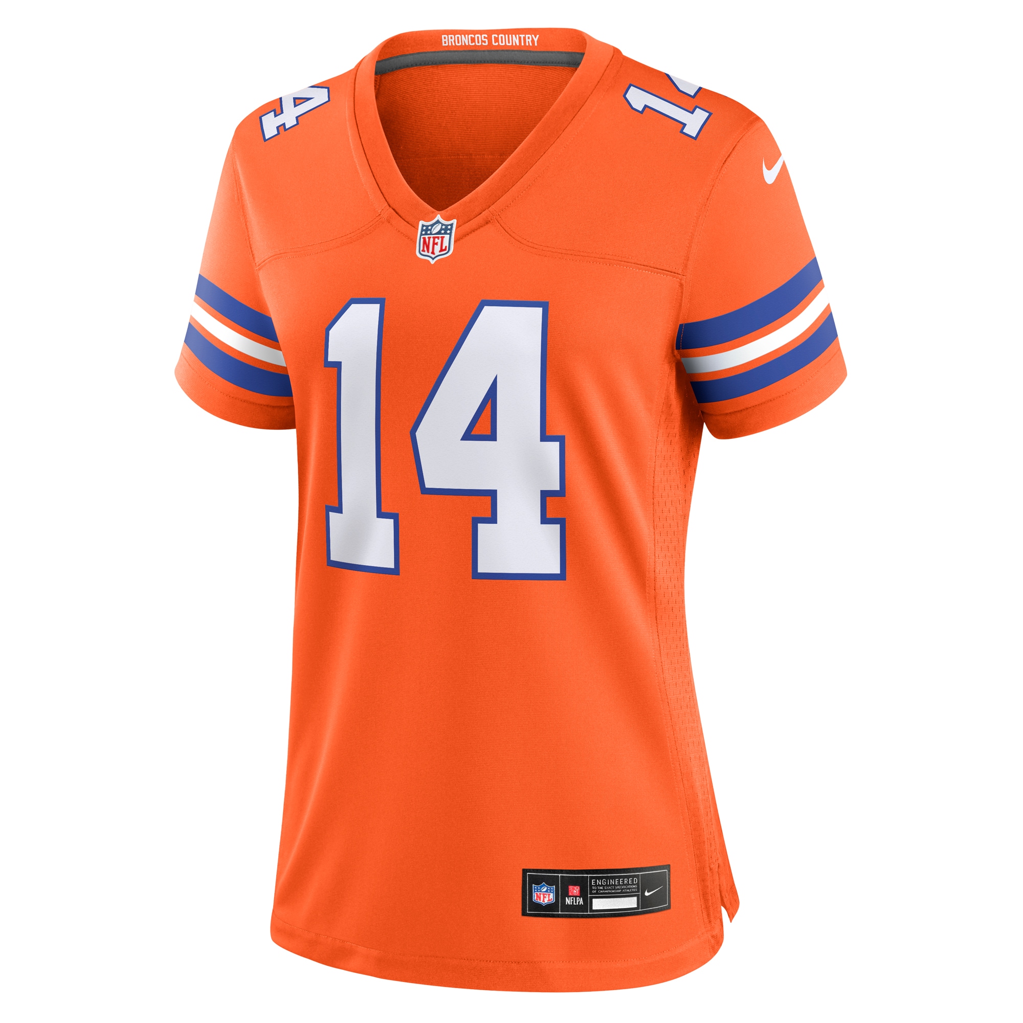 Alternative view of Courtland Sutton Denver Broncos Throwback Game Jersey - Women's
