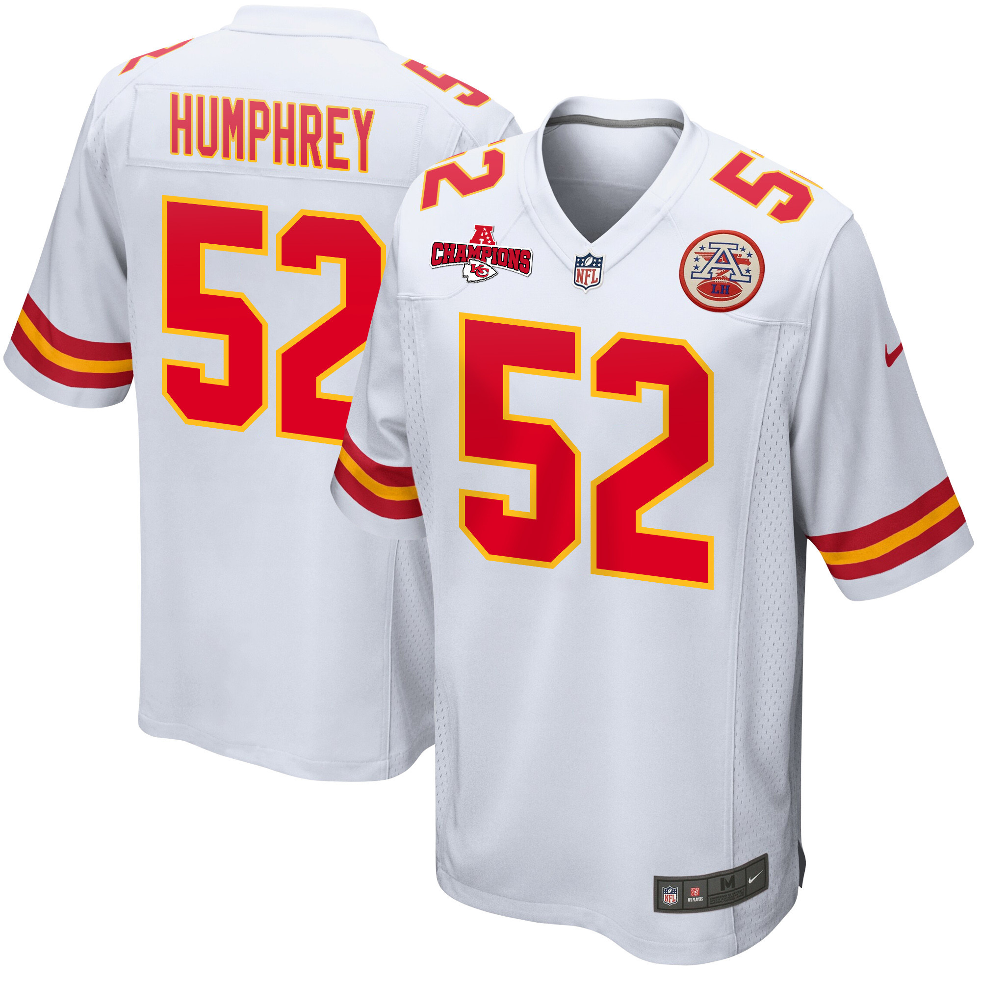 Creed Humphrey #52 Kansas City Chiefs Game Jersey - Men's | White