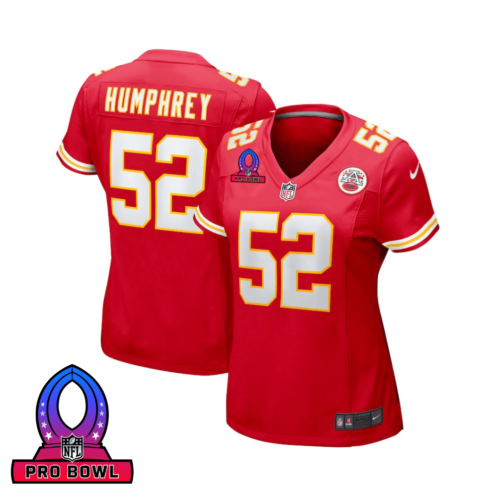 Creed Humphrey #52 Kansas City Chiefs Game Jersey - Women's | Red
