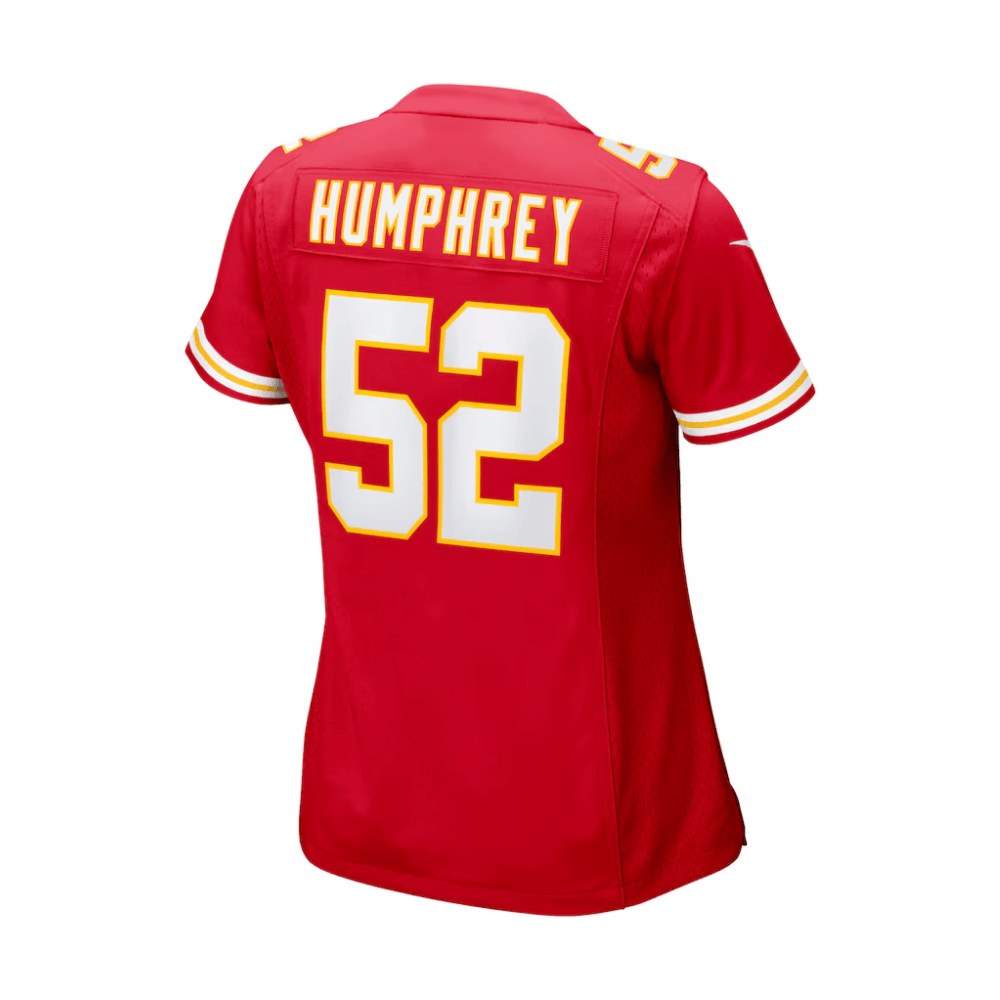 Alternative view of Creed Humphrey #52 Kansas City Chiefs Game Jersey - Women's | Red