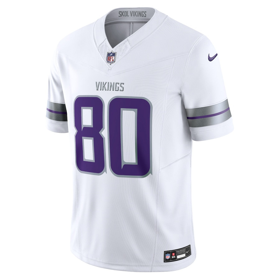 Alternative view of Cris Carter #80 Minnesota Vikings Alternate Vapor F.U.S.E. Limited Jersey - Men's | White