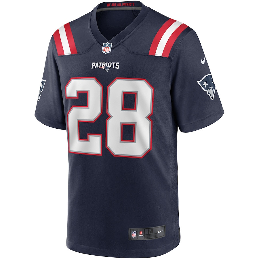 Alternative view of Curtis Martin #28 New England Patriots Game Jersey - Men's | Navy