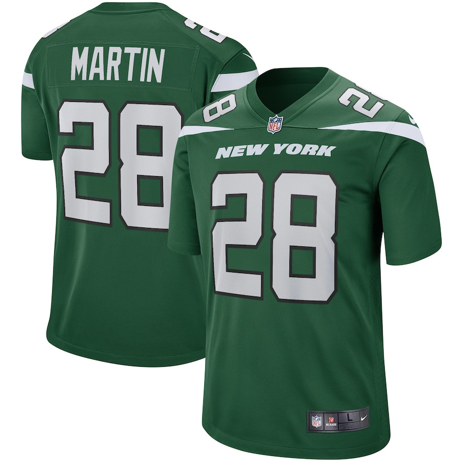 Curtis Martin #28 New York Jets Game Jersey - Men's | Gotham Green