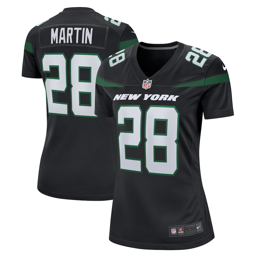 Curtis Martin #28 New York Jets Game Jersey - Women's | Black