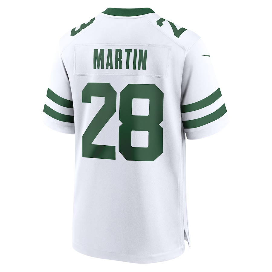 Curtis Martin #28 New York Jets Retired Player Game Jersey - Men's | Men White - Image 3