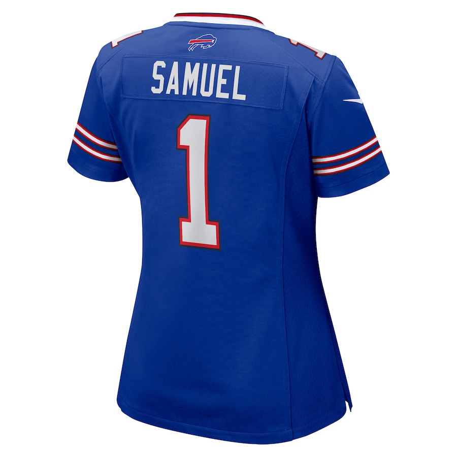 Curtis Samuel #1 Buffalo Bills Game Jersey - Women's | Royal - Image 3