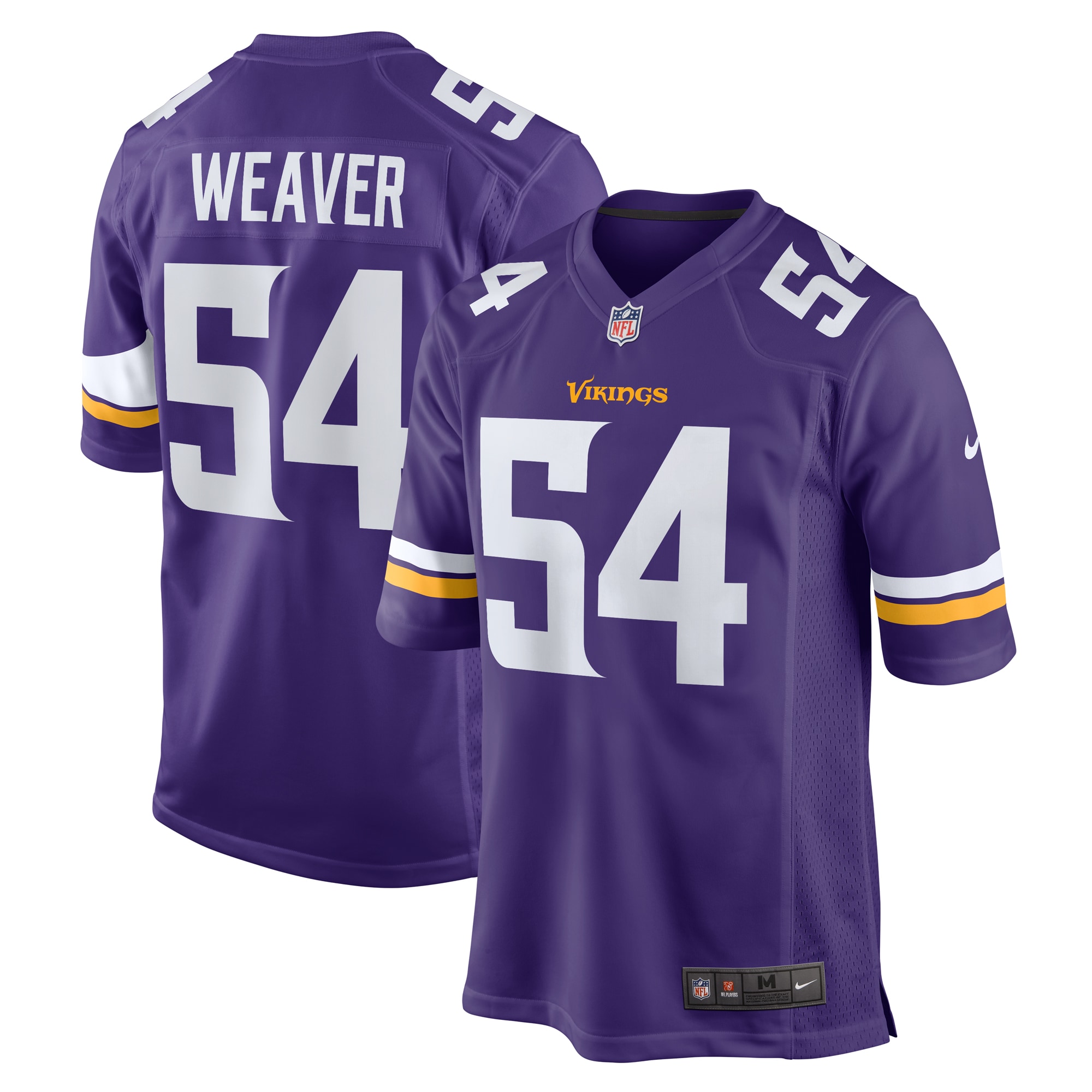 Curtis Weaver Minnesota Vikings Game Jersey - Men's