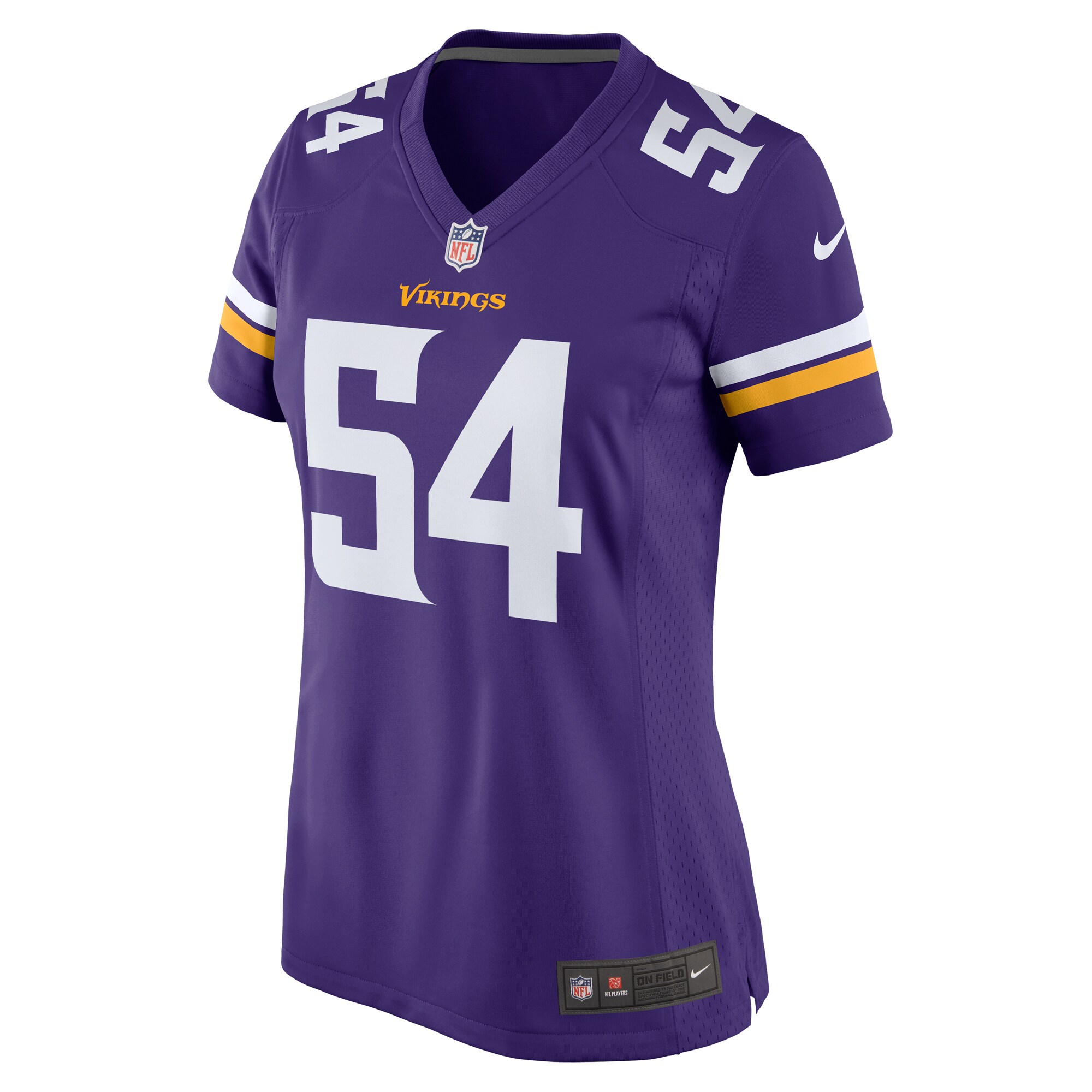 Alternative view of Curtis Weaver Minnesota Vikings Game Jersey - Women's