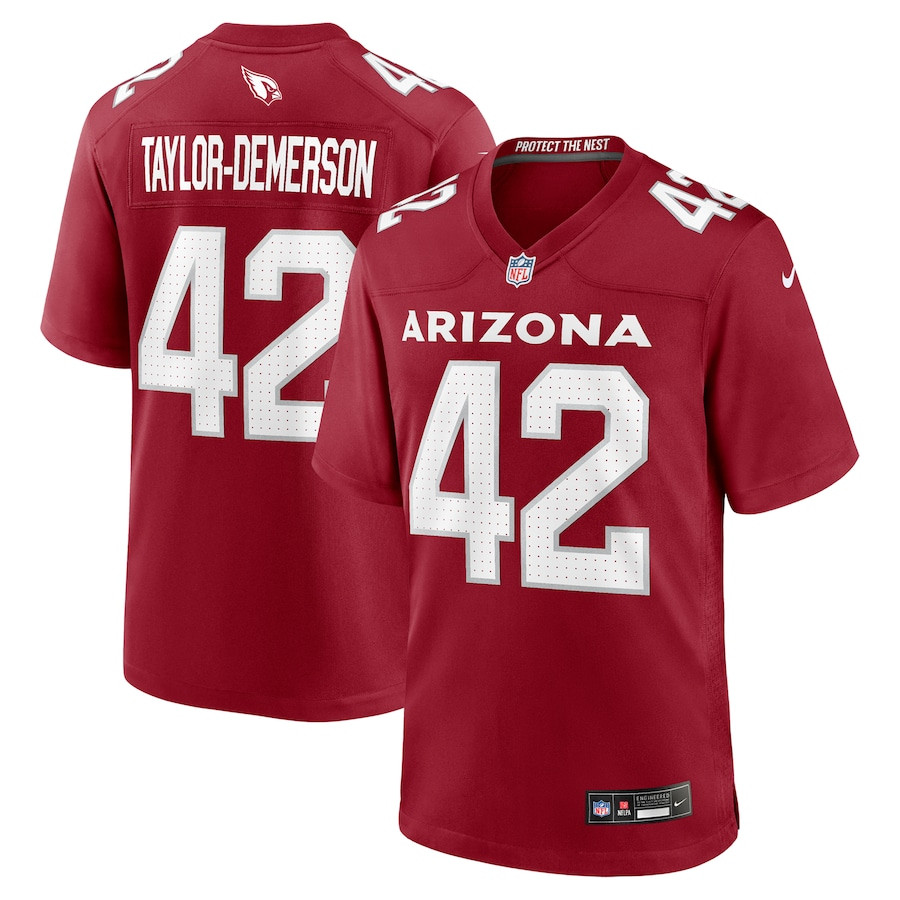 Dadrion Taylor-Demerson #42 Arizona Cardinals Game Jersey - Men's | Cardinal