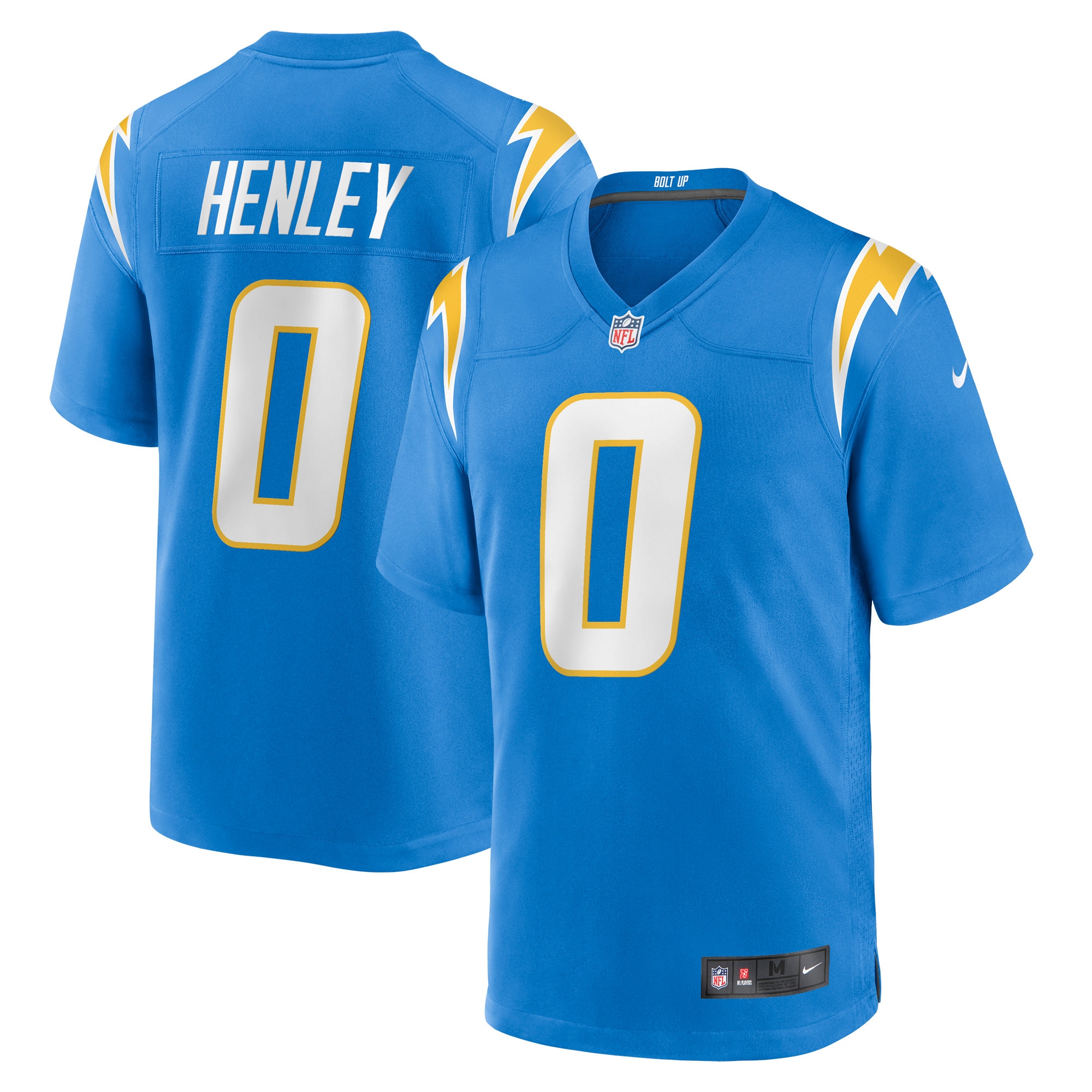 Daiyan Henley Los Angeles Chargers Game Jersey - Men's