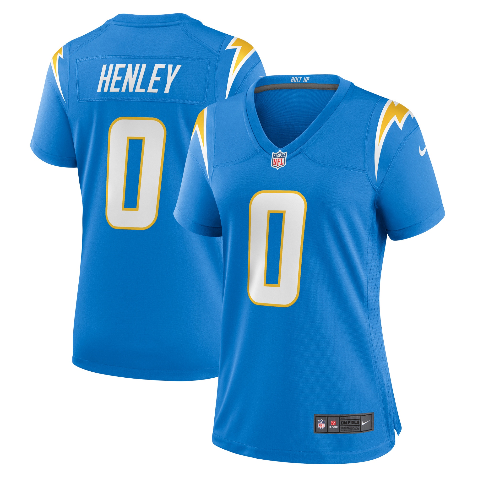 Daiyan Henley Los Angeles Chargers Game Jersey - Women's