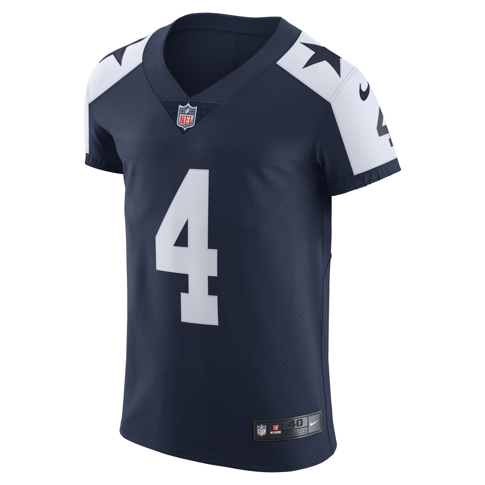 Alternative view of Dak Prescott Dallas Cowboys Alternate Elite Jersey - Men's