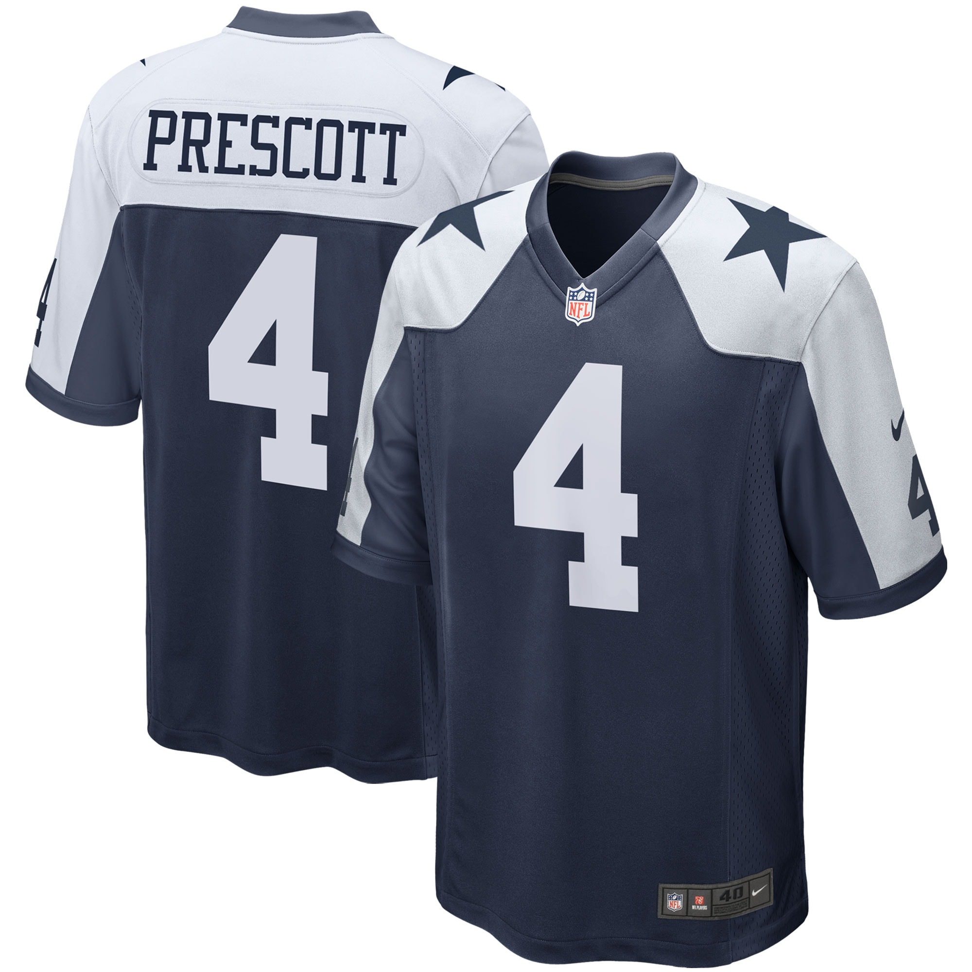 Dak Prescott Dallas Cowboys Alternate Game Jersey - Men's