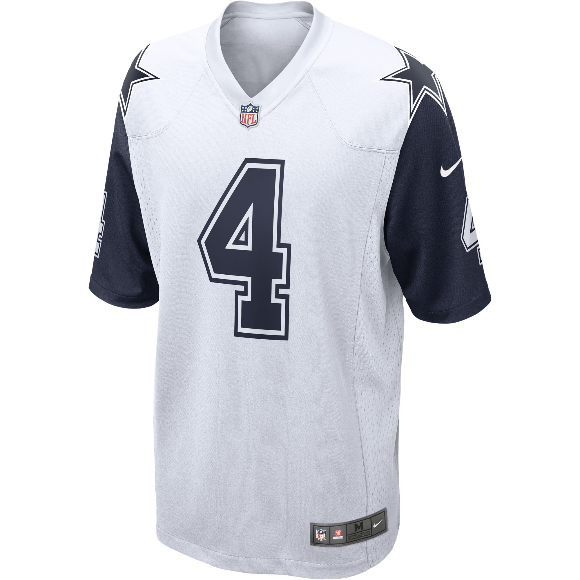 Alternative view of Dak Prescott Dallas Cowboys Alternate Game Jersey - Men's