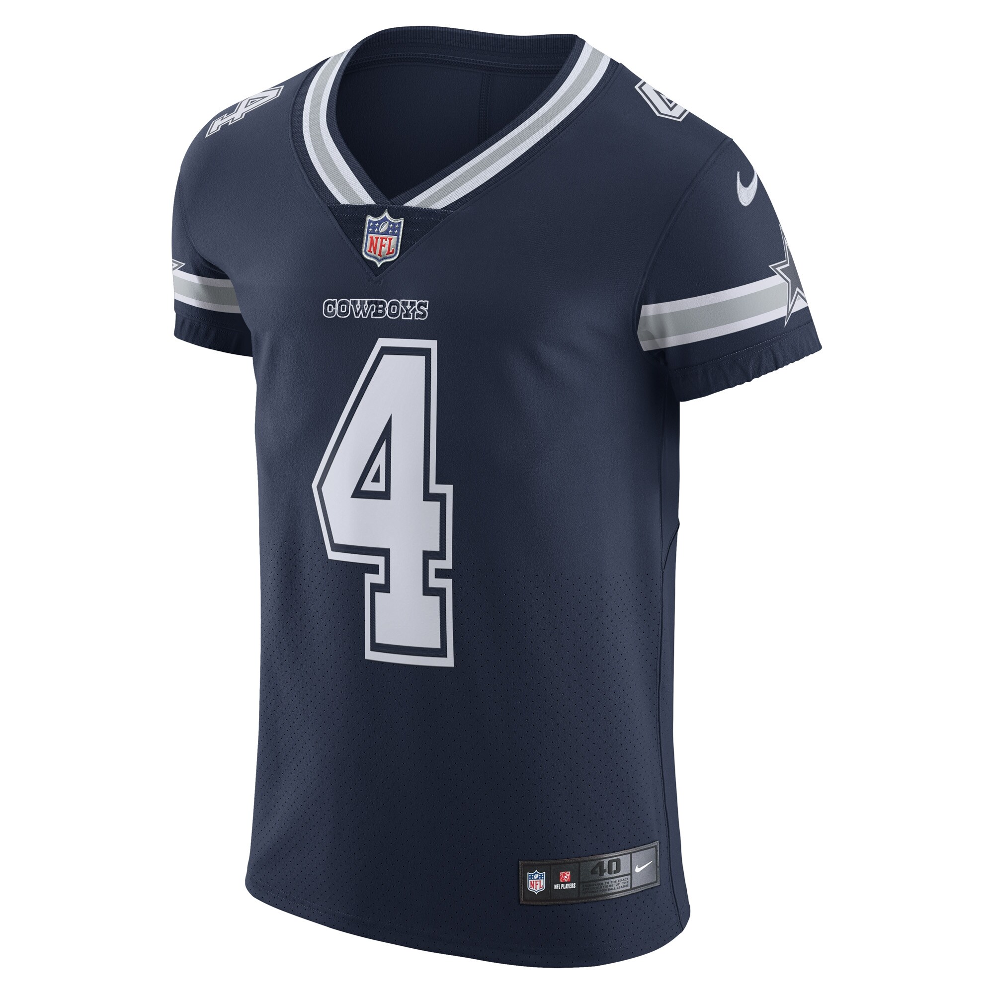 Alternative view of Dak Prescott Dallas Cowboys Elite Jersey - Men's