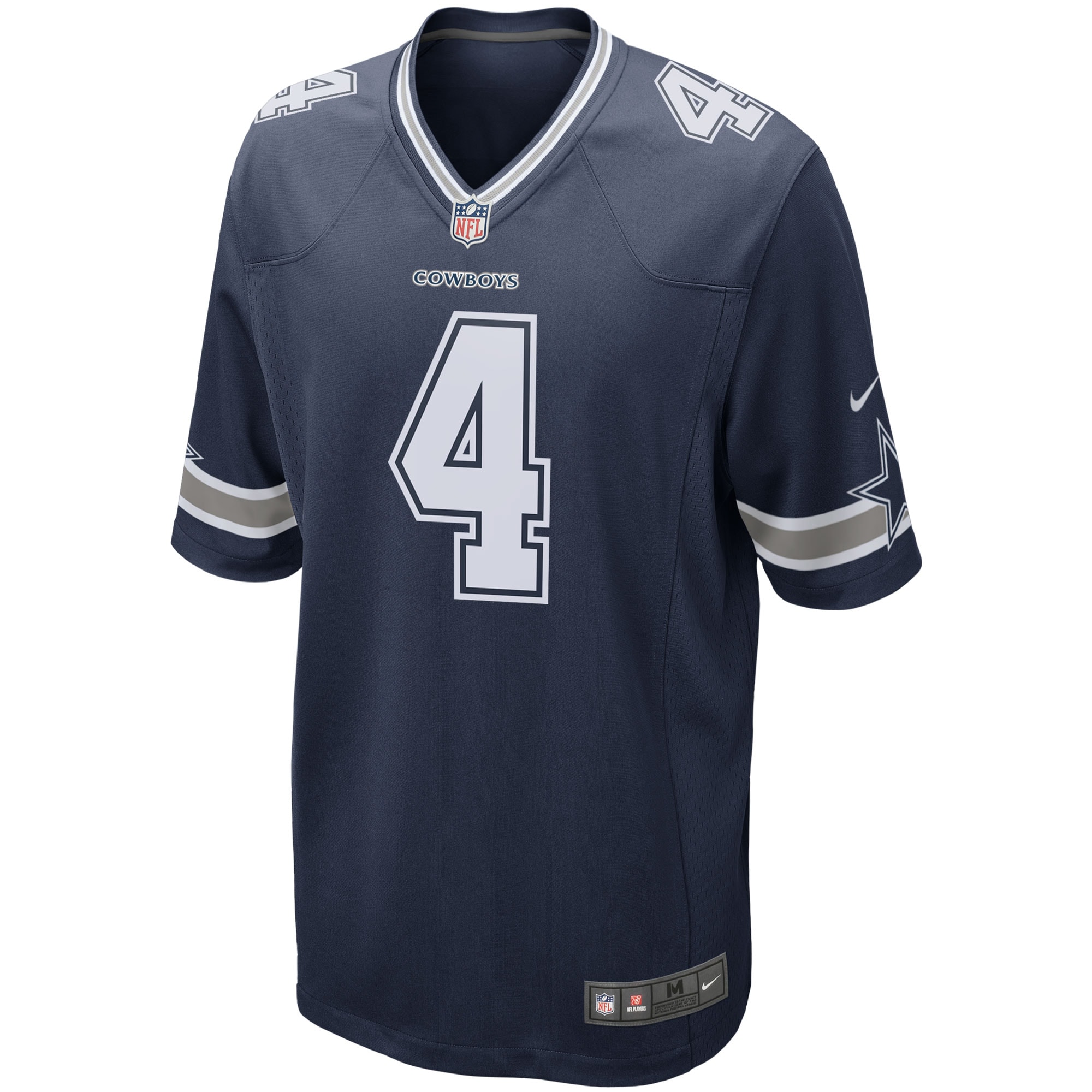 Alternative view of Dak Prescott Dallas Cowboys Game Jersey - Men's